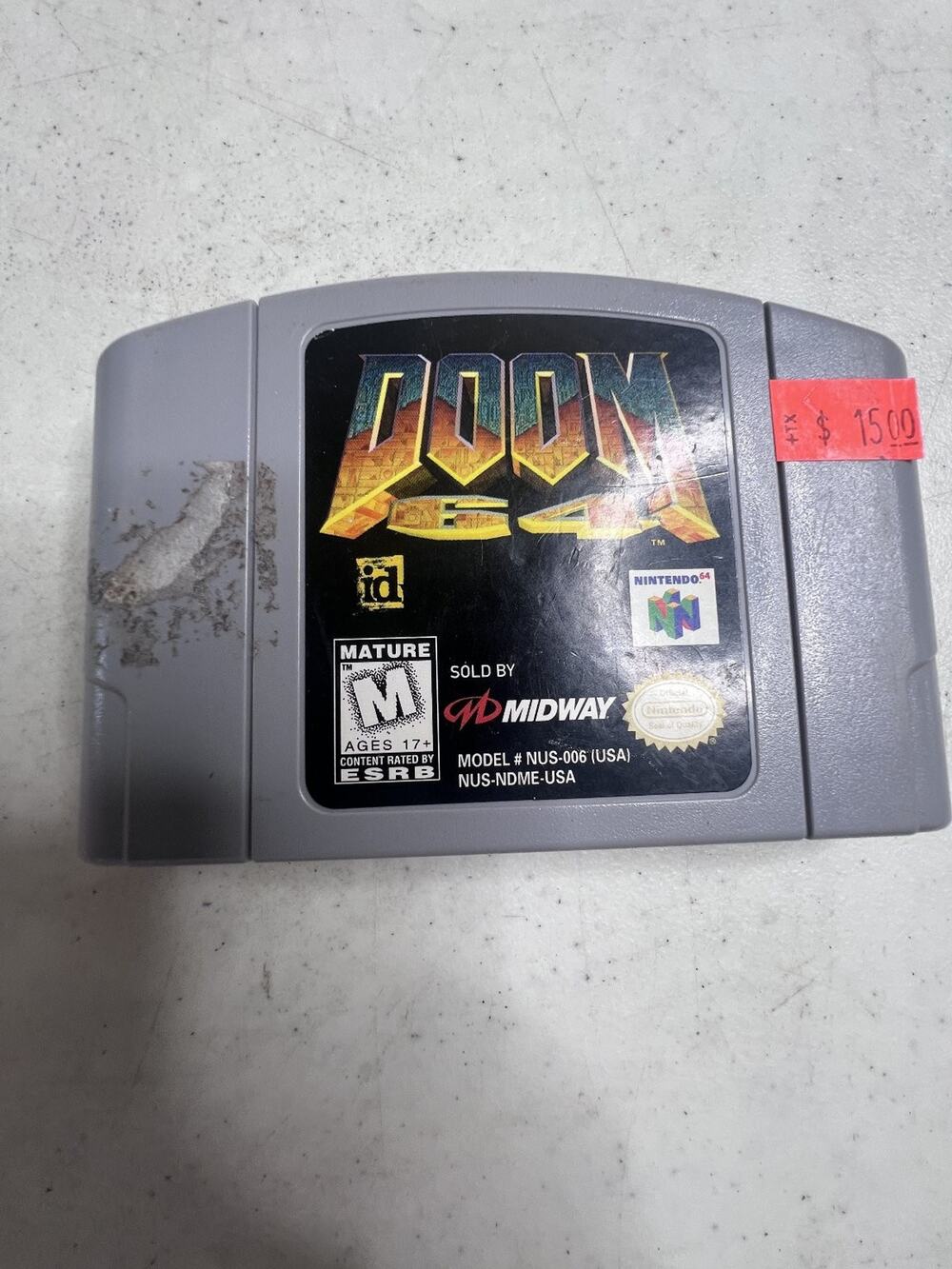 DOOM 64 Nintendo 64 N64 Video Game id Software FPS Classic